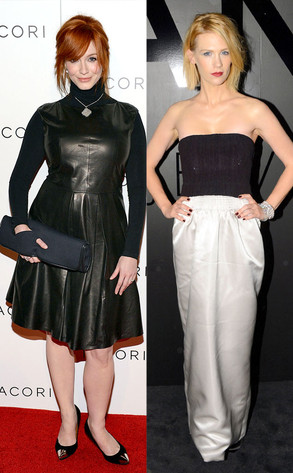 January Jones, Christina Hendricks January Jones, Christina Hendricks